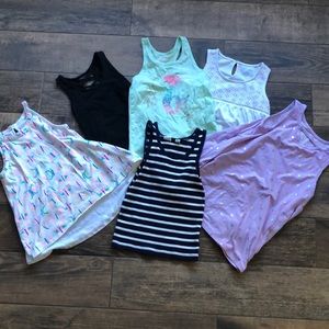 Little girl summer tank bundle